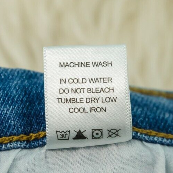 Judy Blue Size 15 32 Rory Mid Rise Straight Leg Distressed Knee Denim Jeans - Picture 7 of 8